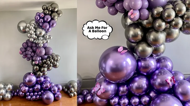 Freestanding Balloon Garland Tutorial