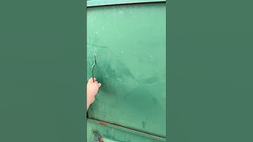 Here is a 1992 dumpster. This is how to open and close the door #how #howto