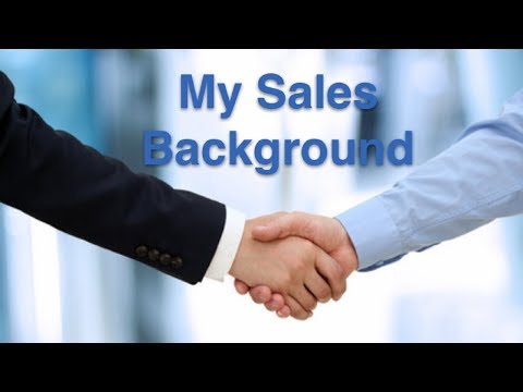 My Sales Background