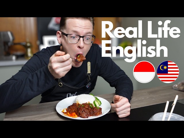 Video: Learn Real-Life English: Cooking “The Best Dish in the World” 🌎🥘 Beef Rendang | Comprehensible Input