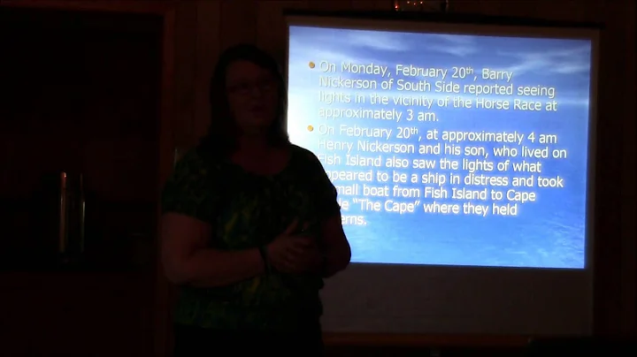 Hungarian shipwreck presentation by Linda Symonds