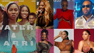 WATER AND GARRI TIWA SAVAGE MOVIE PREMIERE WITH NIGERIA STARS| IYABO OJO| KIEKIE |HILDA BACI |SHEGGZ