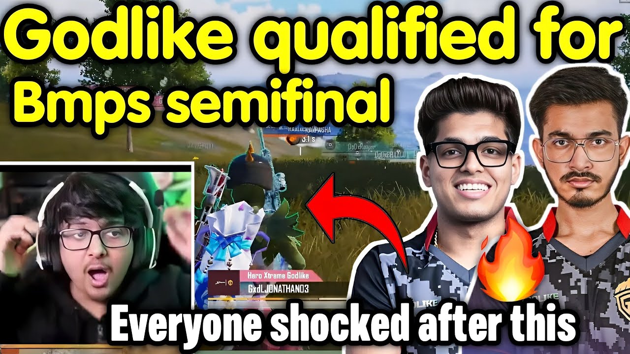 Godlike qualified for Bmps semifinal 🔥 Jonathan Admino Punkk Simp on ...
