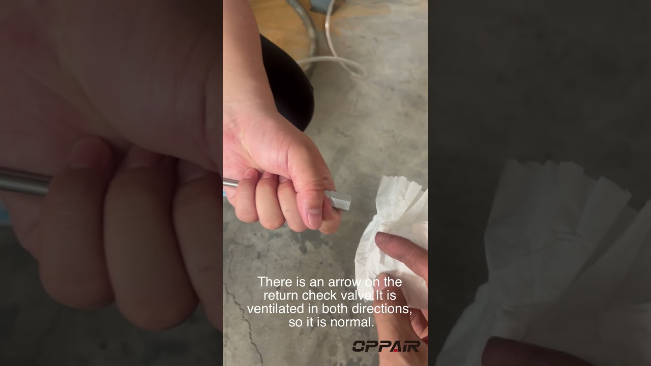 What is the function of the oil return check valve and how to install it，verify if there is a fault