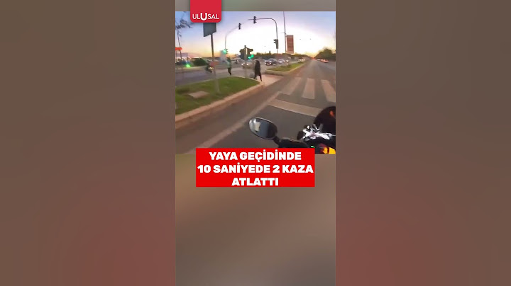 Yaya geçidinden karşıya geçen adam iki kere ezilme tehlikesi atlattı #shorts #yayageçidi #trafik