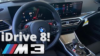 Первый взгляд на iDrive 8 в BMW M3 2023 года! Полное прохождение и обзор!