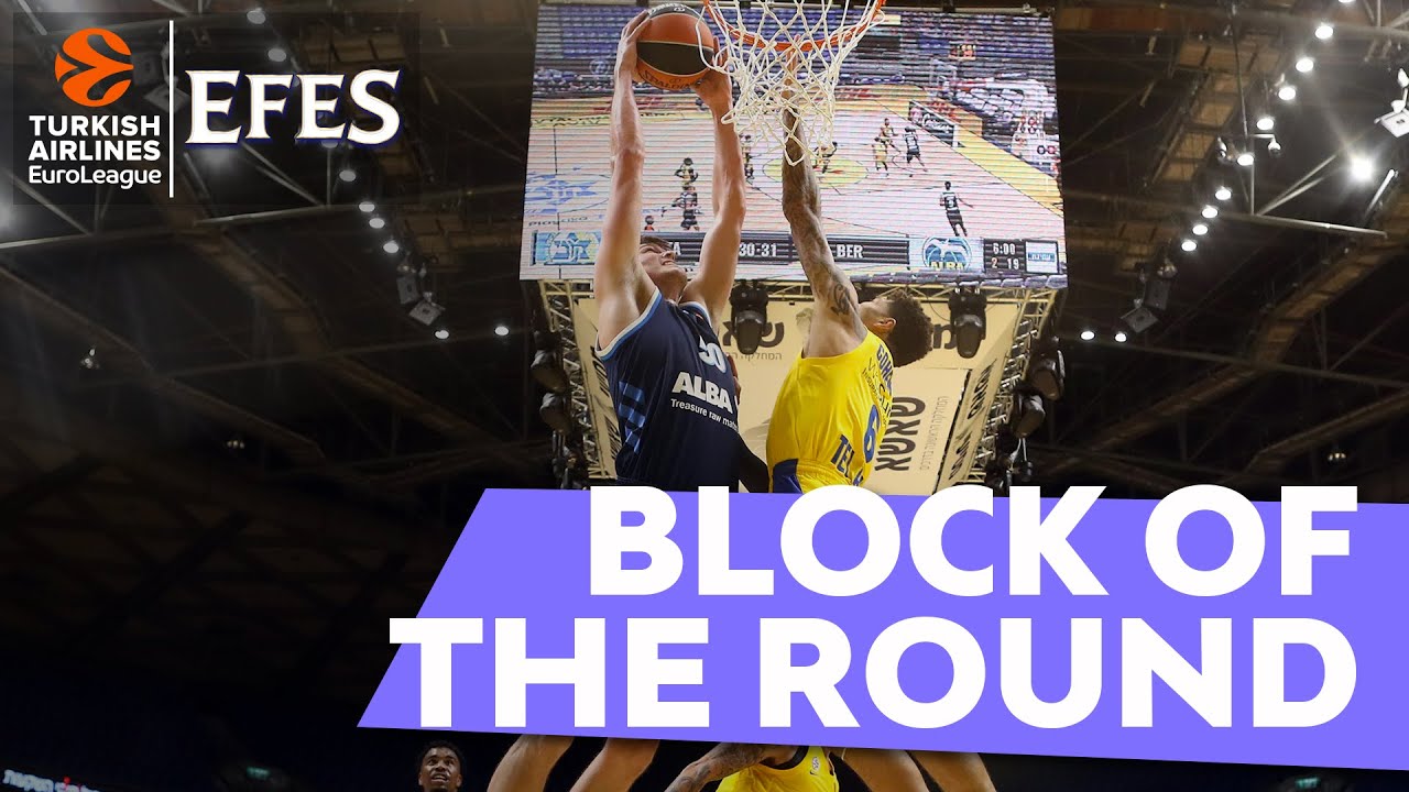 Efes Block of the Round: Ben Lammers, ALBA Berlin