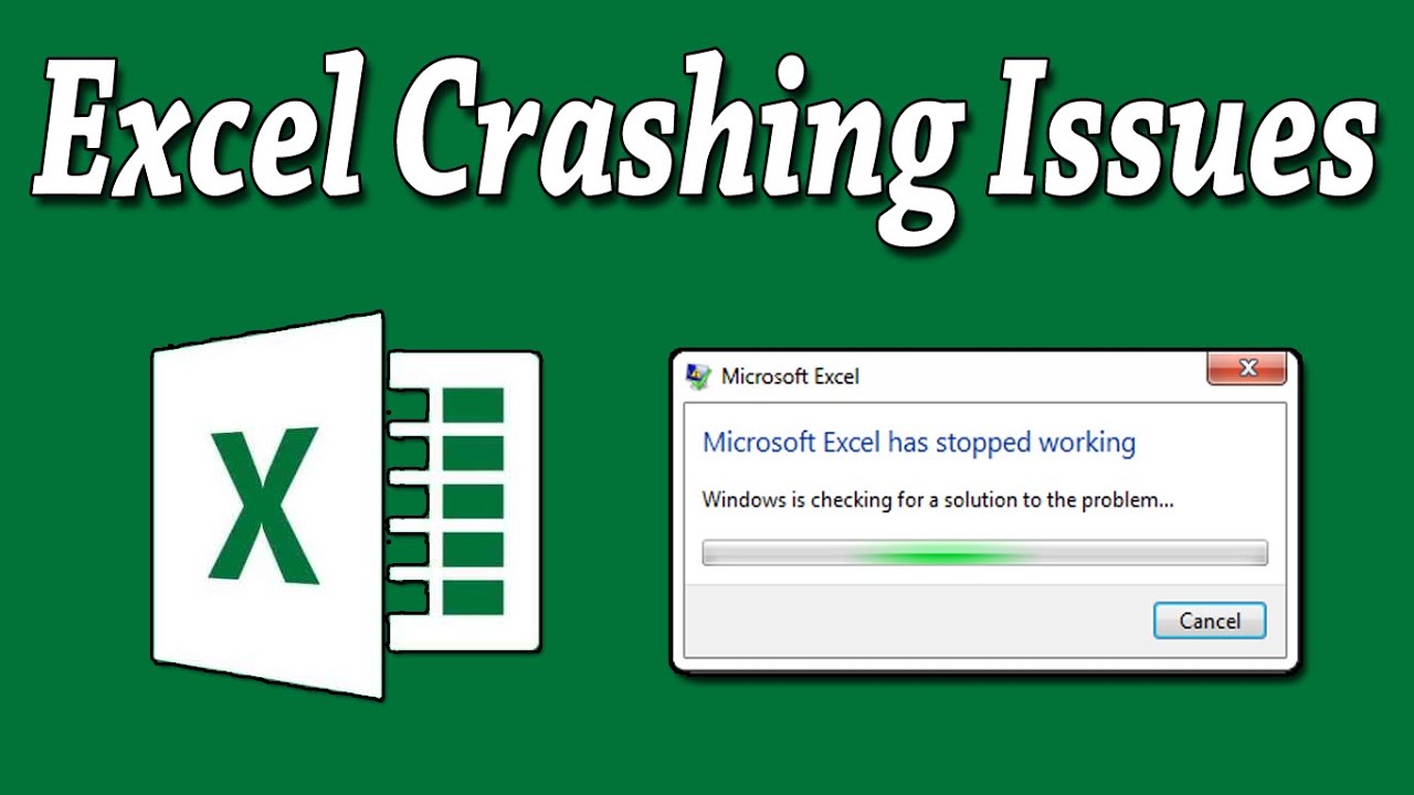 How to Fix Microsoft Excel Crashing Issues Problem on Windows 10 YouTube