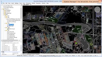 Spatial Manager™ for BricsCAD: first preview - Spatial Manager Wiki and Blog