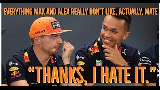 Everything Max and Alex Really Don't Like, Actually, Mate