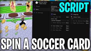 [🍀EVENT] Spin a Soccer Card BEST Script Auto Farm, Infinite Money, Auto Open Roblox 2026