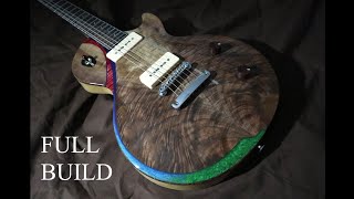 レスポールシェイプのオリジナルギターを作製しました。Les Paul type guitar made Holy Ghost ‐soil‐