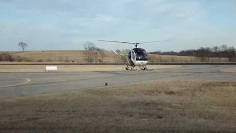 My third solo flight... Hover check and clearing turns...