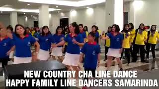 New Country Cha Line Dance By Happy Family Line Dancers Samarinda