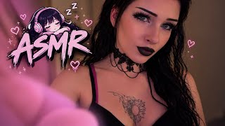 ASMR Goth Girlfriend Puts You to Sleep 🖤 Up Close Personal Attention