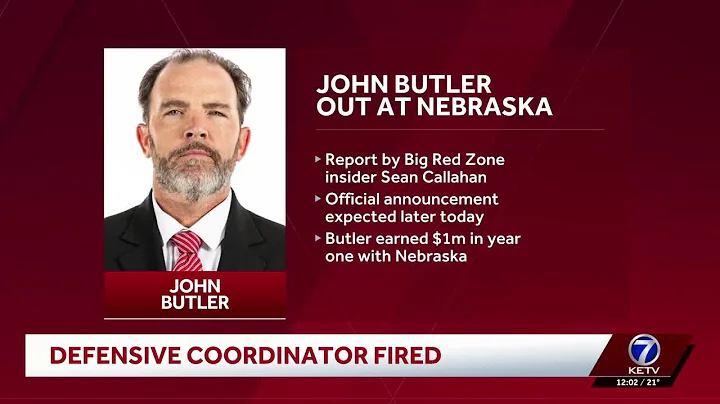 Nebraska parts ways with defensive coordinator John Butler