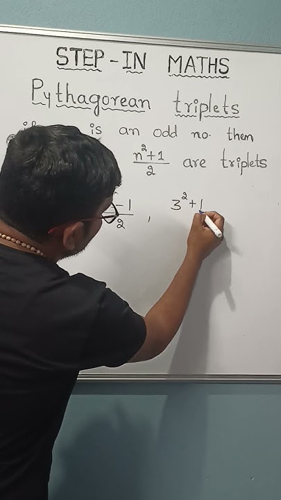 Pythagorean triplets - YouTube