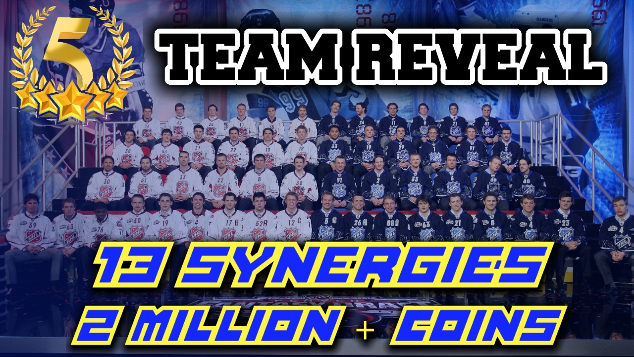 MY NHL 17 COMPETITIVE TEAM - MY FIRST 5* TEAM EVER