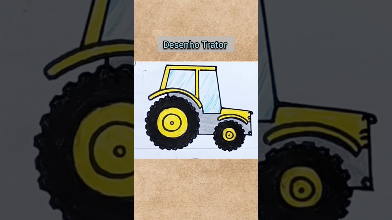 Como desenhar um Trator New Holland T7 315 HD 