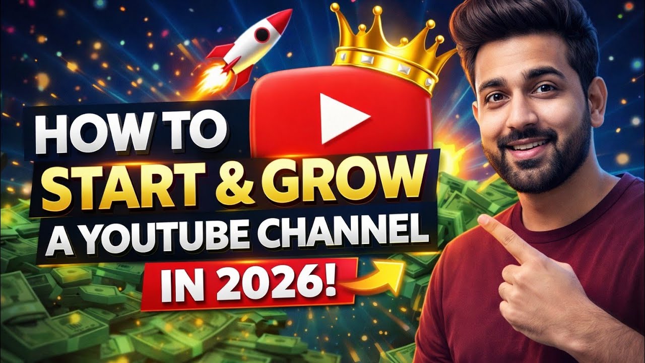How to Start & Grow a YouTube Channel in 2026 🔥 | Full YouTube Course ...