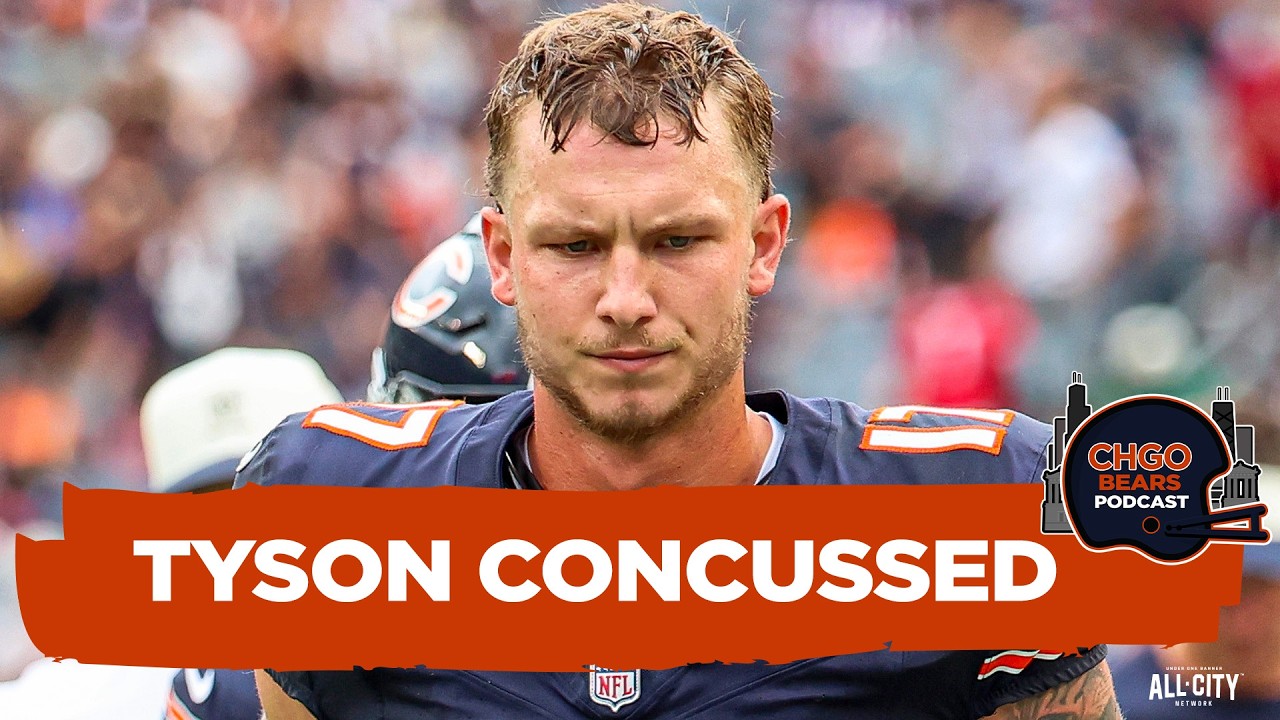 TYSON CONCUSSED: Tyson Bagent Enters Concussion Protocol as Bears Face Questions at QB | CHGO Bears