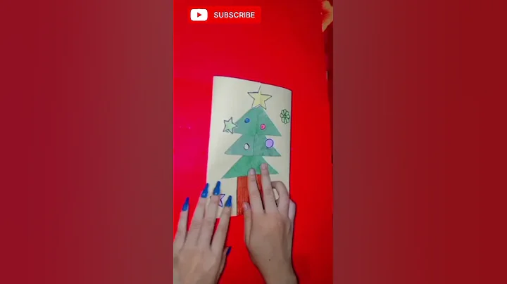 Christmas card 🌲#trending #craft #shorts #diy #christmas #cards #viral #youtubeshorts