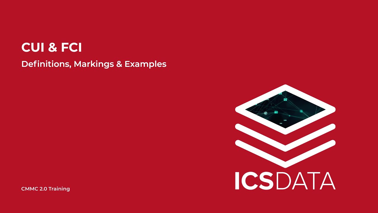Fci Examples CUI & FCI: Definitions, Markings & Examples - YouTube