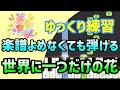 初心者でも弾ける 世界に一つだけの花 SMAP ピアノ簡単アレンジ ドレミ付きゆっくり 1本指 片手だけ 両手でも 楽譜販売中