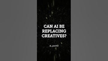Will AI replace us in creative work?