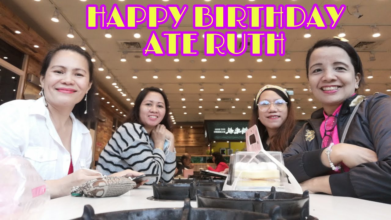HAPPY BIRTHDAY ATE RUTH| FRIENDS BONDING |HOTPOT - YouTube