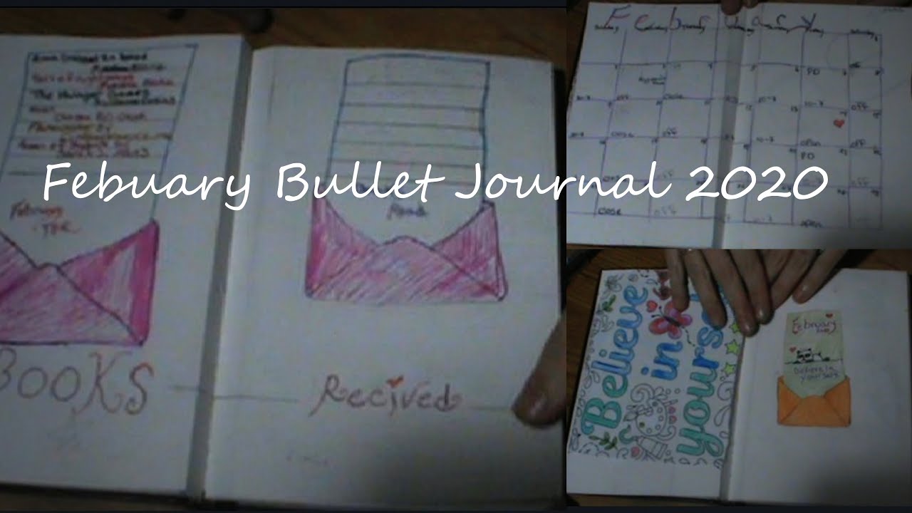FEBRUARY BULLET JOURNAL 2020