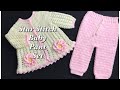 Crochet Baby pants, Crochet leggings, Crochet trousers for girls from 3-6 months LEFT HANDED VERSION