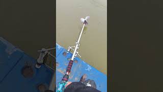 DRILL POWERED! Turning A Cordless Drill Into A Boat Motor 🛶