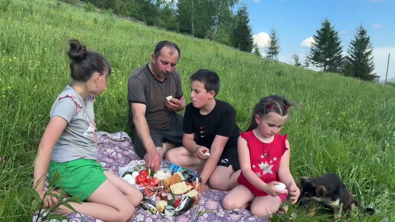 A Day in the Mountains: Family Life, Farming & Grilled Feasts in the Carpathians