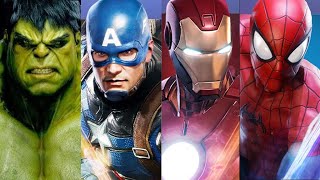 Marvel Avengers Hulk, Spider-Man, Miles Morales, Iron Man, Captain America ,Scarlet Witch, Black Cat