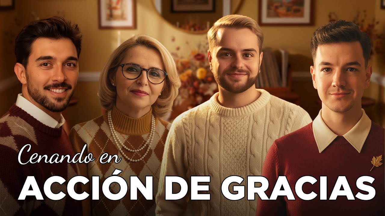 ¡Cenando en Acción de Gracias! 🦃🍁  Pavo y tradiciones con Ger, Luis y mi suegra!