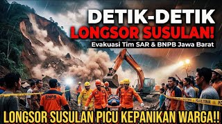 Download Lagu Detik-detik Longsor Susulan Kembali Terjang Jawa Barat‼️ MP3