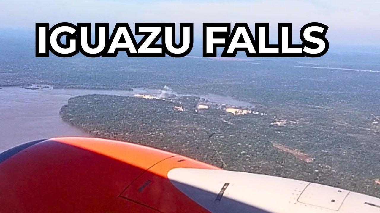 First Flight Ever (2017) | GOL Boeing 737 Takeoff + Iguazu Falls Aerial View (IGU) | Brazil