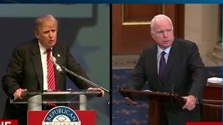 Sen. McCain's fellow P.O.W. calls Trump a 'draf...