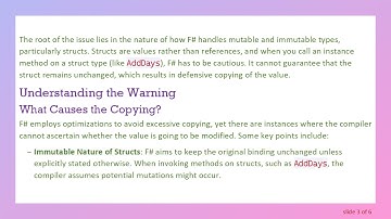 Understanding DateTimeOffset Copy Warnings in F#
