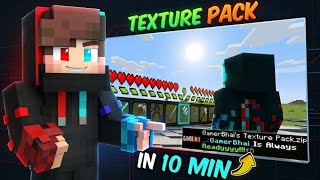 Make a Minecraft Texture Pack in 10 MINUTES (SO EASY!)