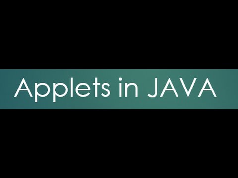 45  Applet Theory