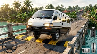 Mitsubishi L300 Van Speed Breaker Challenge 😱| BUSSID