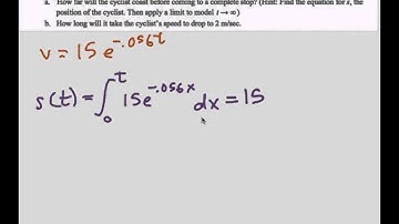 Velocity, position, & integration