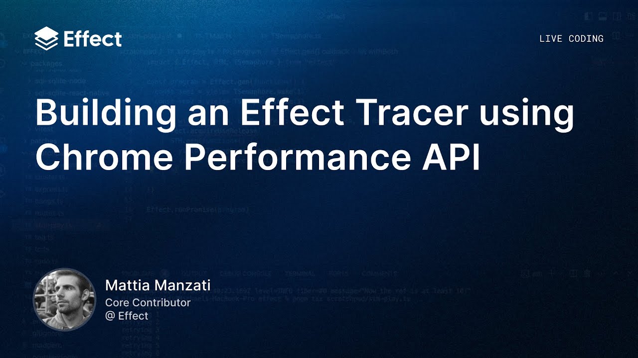 Building an Effect Tracer using Chrome Performance API