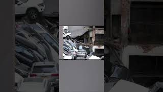 Devastating photos from the deadly parking garage collapse in New York City yesterday.