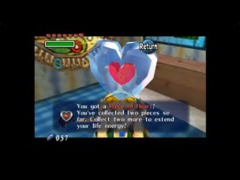 Legend of Zelda Majora's Mask Postman Game Piece of Heart - YouTube