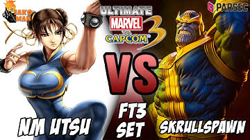 UMVC3 Parsec Mods FT3 Set - nm utsu VS SkrullSpawn (Thanos, & EX Characters)