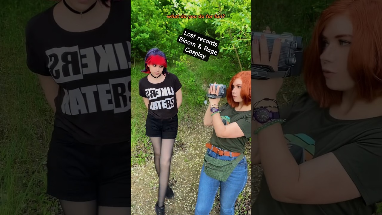 What do you do for fun? | Nora & Swann @nikkihatsunecosplay Lost Records #cosplay #shorts