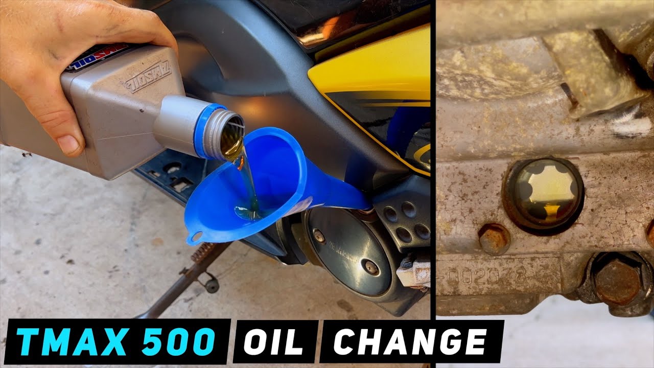 Yamaha Tmax 500 — Замена моторного масла и масляного фильтра | Вещи для скутеров Митча